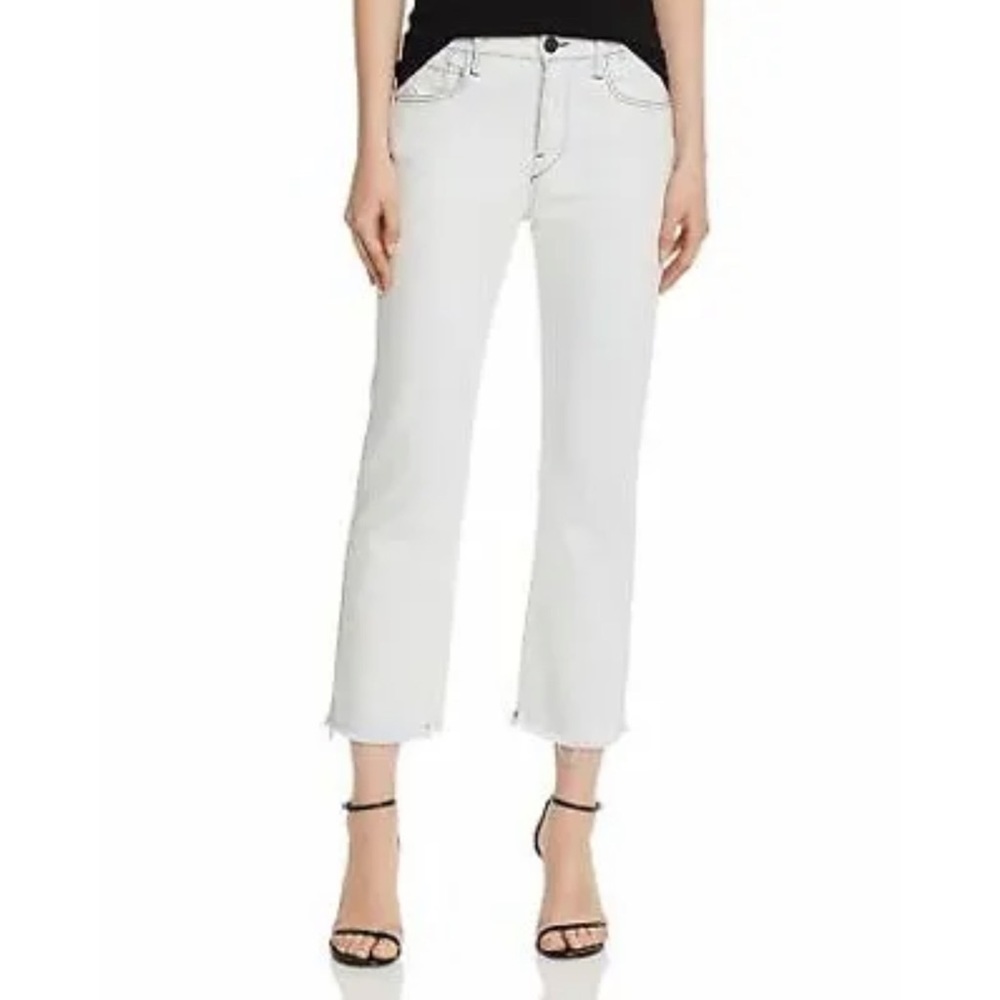 3x1 Women's ADELIA Austin High-Rise Straight-Leg Cropped Jeans